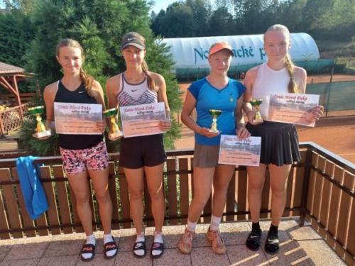 18 Finalistky čtyřhry Hodková, Zběhlíková, L. Vávrová a Klůfová